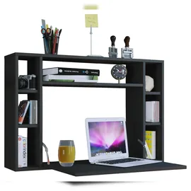 VCM Computertisch hängend Klapptisch Wandschreibtisch Maße ca. 90x20x60cm