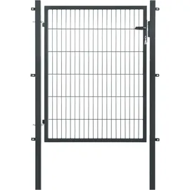 garden 'n' more Zauneinzeltür Einzeltor Premium, (Set), 123 cm hoch, anthrazit schwarz