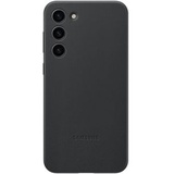 Samsung Leather Cover für Galaxy S23+ (Schwarz)
