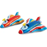 Intex Jet Fighter Ride-Ons 57531NP (aufgeblasen 112 x 91 x 41 cm/unaufgeblasen 117 x 104 cm)