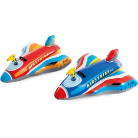 Intex Schwimmtier Wasser Spielzeug Ride-On Jet Fighter zufällige 117x104cm 57531NP