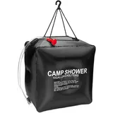 Outdoor-camping-dusche 40 L, Mobiles Solar-duschset, Camping-dusche, Solardusche, Tragbarer Wasserbeutel, Gartendusche Mit Duschkopf, Schlauch Für Reisedusche