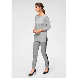 LAURA SCOTT Longpullover Grau 34