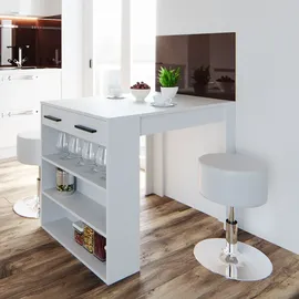 Vicco Esstisch-Set Repose 67 x 100 cm Weiß