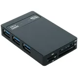Exsys EX-1635 Speicherstick (MS) (USB 3.0), Speicherkartenlesegerät, Schwarz