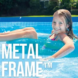 Intex Metal Frame Pool Set 244 x 51 cm inkl. Filterpumpe