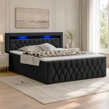 Juskys Leona 140 x 200 cm H4 Schwarz