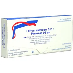 Ferrum Sidereum D 10/Pankreas D 6 aa Amp 8X1 ml