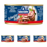 Halberstädter Schweinfleisch im eigenen Saft, 4er Pack (1 x 300 g), 1202