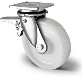 CASCOO Lenkrolle mit Totalfeststeller im Vorlauf ø 160 mm Serie Z0Z0 Doppelkugellager
