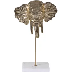 Dekofigur Elefant KASO Metall Gold