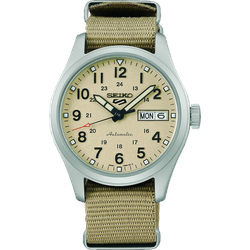 Seiko 5 Sports Automatik Sports SRPJ83K1 - beige - 36mm