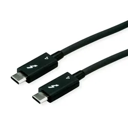 ROLINE Thunderbolt 4 Kabel C-C 40G 8K60 100W aktiv - Kabel - Digital/Daten