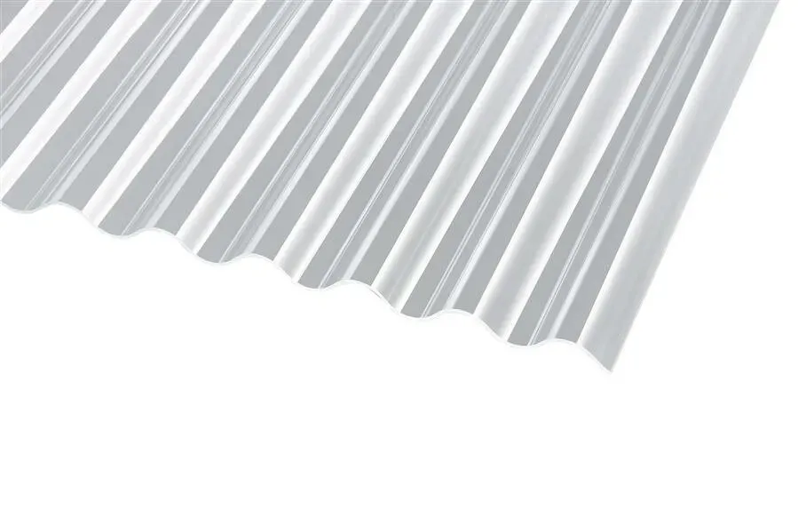 Polycarbonat Wellplatten klar Glatt Sinus 76/18 2,5 mm – Hagelsicher 1040 x 6000