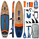 Niphean Stand up Paddle Board mit Ausgewogenem Flügeldesign und robustem SUP Zubehör, 335cm Stabil Inflatable Paddle Boards for Adults, Sup Board, Stand up Paddling Board, Paddleboard