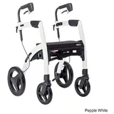 Rollz Motion 2.1 Rollator und Rollstuhl pepple white 1 St