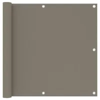 VidaXL Balkon-Sichtschutz Taupe 90x600 cm Oxford-Gewebe