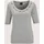 Madeleine Shirt Elegantes Oberteil mit Schmucksteinen Grau 42