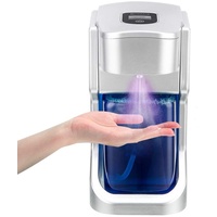 TWSOUL Automatisch Desinfektionsspender 500ml Automatisk Sprühspender Seifenspender Automatisch Sensor für Küchen Badezimmer Waschraum/öffentlicher Ort Desinfektionsmittelspender