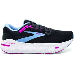 Brooks Ghost Max - Damen Straßenlaufschuh - Medium-Breite - Ebony/Open Air/Lilac Rose - 39
