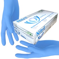 SFM ® SOFTLIGHTS : Nitrilhandschuhe puderfrei F-tex blau