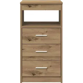 vidaXL Schreibtisch mit Schrank Artisan Oak Engineered Wood