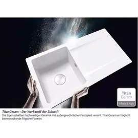 Villeroy & Boch Siluet 50 weiß alpin + Handbetätigung