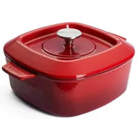 WOLL Iron Kasserolle 24 x 24 cm rot