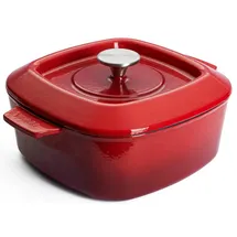 WOLL Iron Kasserolle 24 x 24 cm rot