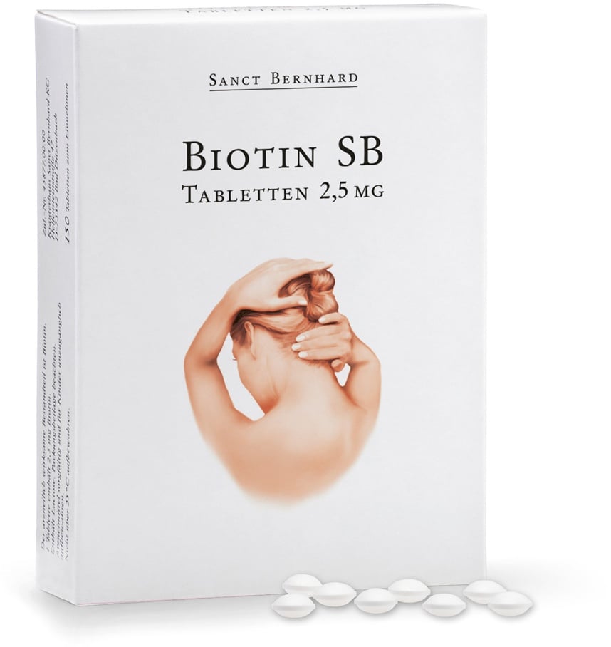 Compresse di biotina SB da 2,5 mg - 50 g