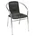 Mojawo Bistro Set 5-tlg. Schwarz/Silber