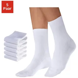 Go in Arbeitssocken, (Packung, 5 Paar), für medizinische Berufe Go in weiß 37-38