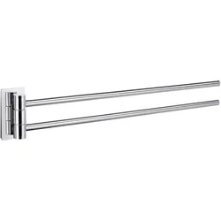 Smedbo Pool Handtuchstange doppelt, schwenkbar ZK326, Accessoires, chrom