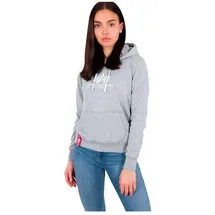 Alpha Industries New Basic Kapuzenpullover Grey Heather S