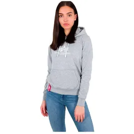 Alpha Industries New Basic Kapuzenpullover Grey Heather S