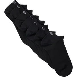 Hugo Sneakersocken 6er Pack Schwarz 39-42