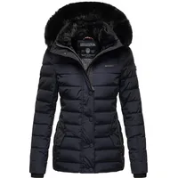 Navahoo Steppjacke "Milianaa", Damen, Gr. S (36), blau, Oberstoff: 100% Polyester. Futter: 100% Polyester. Wattierung: 100% Polyester. Ärmelfutter: 100% Polyester.