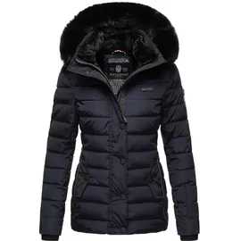 Navahoo Steppjacke "Milianaa", Damen, Gr. S (36), blau, Oberstoff: 100% Polyester. Futter: 100% Polyester. Wattierung: 100% Polyester. Ärmelfutter: 100% Polyester.