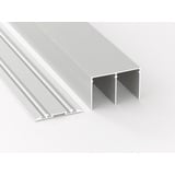 Trend Line Schiebetürenschrank Schienen-Bausatz Rapid Aluminium, silber eloxiert silberfarben