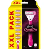 Wilkinson Quattro for Women Rasierer + 8 Klingen