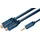 Clicktronic MP3 Y-Adapter 3,5mm Klinken-Stecker > 2x Cinch-Kupplung 0,1m (70492)