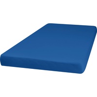 Playshoes 770320-7 Jersey-Spannbettlaken, Wasserdicht und Atmungsaktiv, 60 x 120 cm, blau, blau