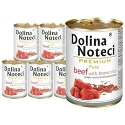 Dolina Noteci Premium Pure Rindfleisch mit braunem Reis 6x800g
