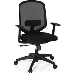 hjh OFFICE Profi Bürostuhl DELIGHT Stoff/Netzstoff mit Armlehnen