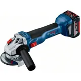 Bosch GWS 18V-10 Professional inkl. 2 x 5,0 Ah + L-Boxx 06019J4004