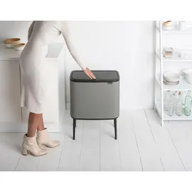 Brabantia Bo Touch Bin 33 l mineral concrete grey
