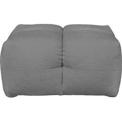 Polsterhocker "TALISHA", grau, B:84cm H:43cm T:93cm, 100% Polyester, LEGER HOME BY LENA GERCKE, Hocker, passend zur Serie Talisha