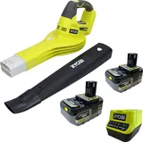 Ryobi OBL1820S Akku Laubbläser 18 V 245 km/h + 2x Akku 4,0 Ah + Ladegerät