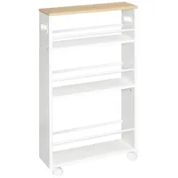 HOOBRO Schmaler Servierwagen, 45 x 15 x 80 cm,