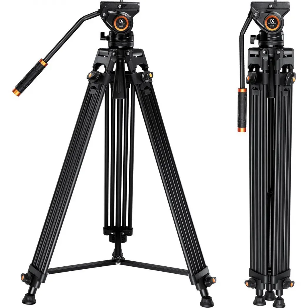 K&F Concept Video Tripod VA18 + VH081